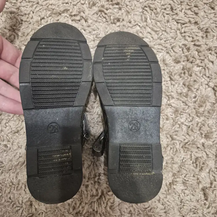 Туфельки серебрянные