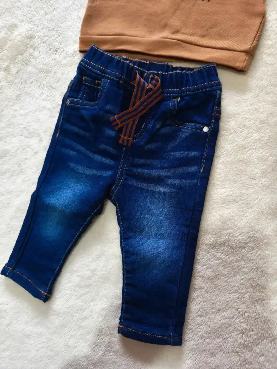 Джинсы и байка 56-62см