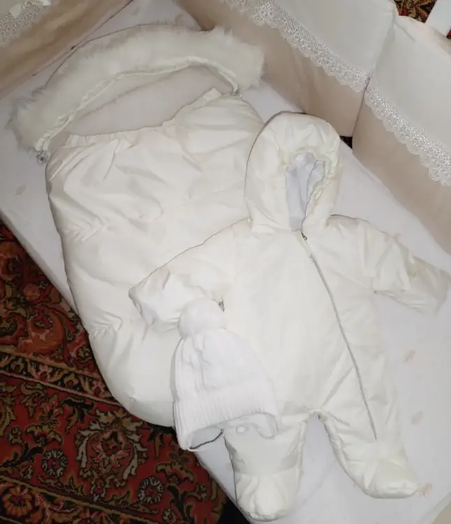 Комплект на выписку и для прогулок зимой
