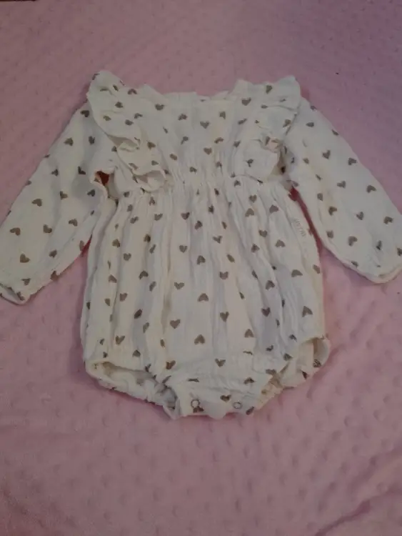 Муслиновое боди для малышки