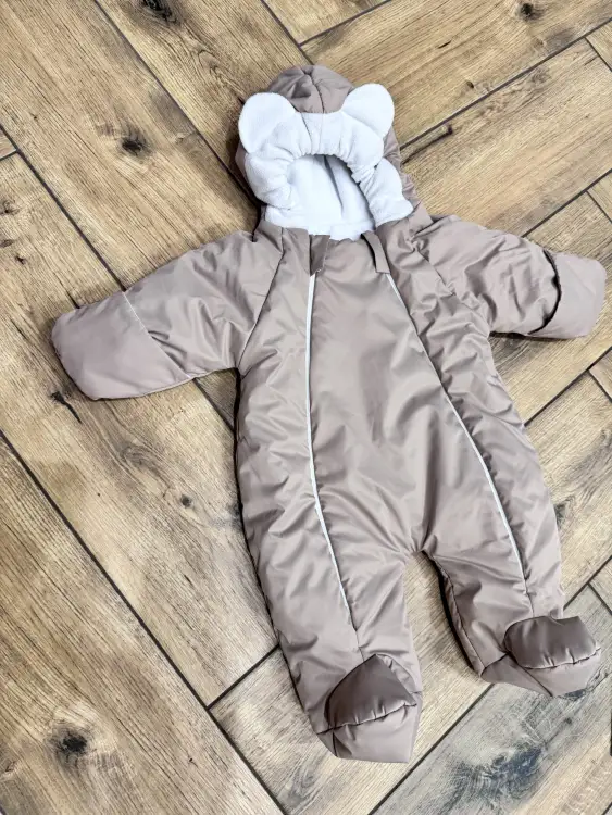 Комбинезон на 68 см цвет капучино