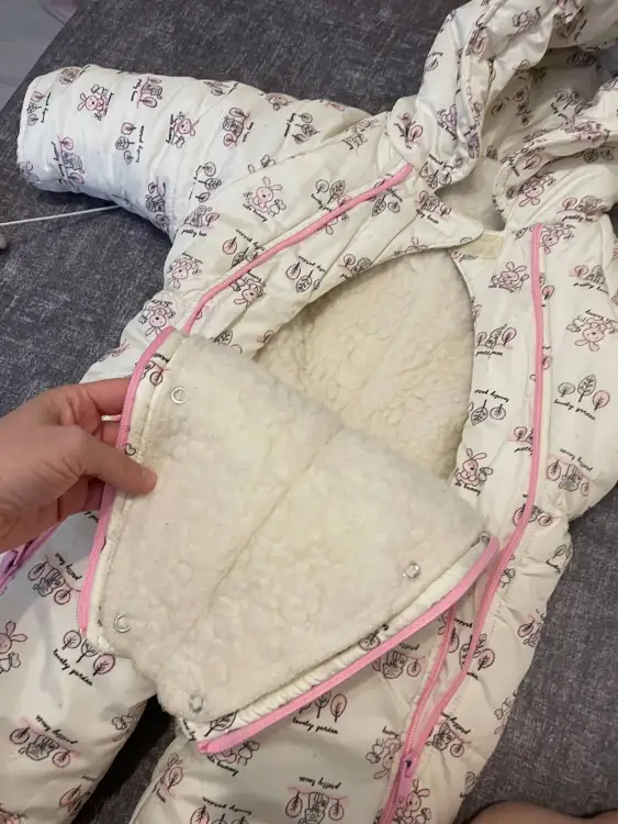 Теплый комбинезон 6-9 месяцев