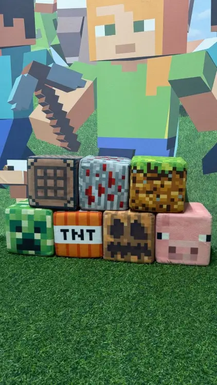 Мягкие кубики майнкрафт 20×20