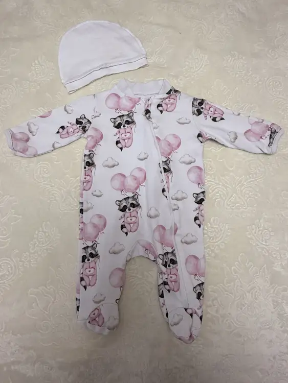 Теплый комбинезон на выписку