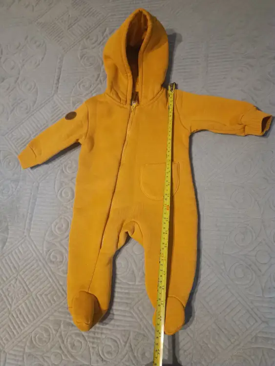 Комбинезон из футера с начесом 62р