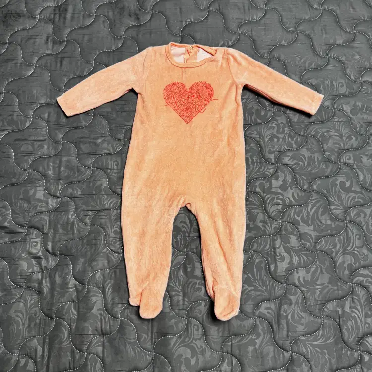 Слип-комбинезон для девочки 12 месяцев