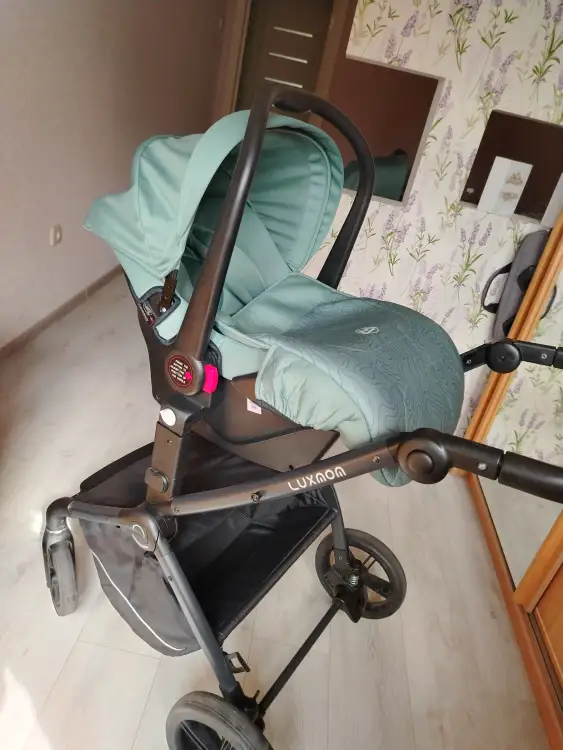 Коляска luxmom k92 3в1 в хорошем состоянии