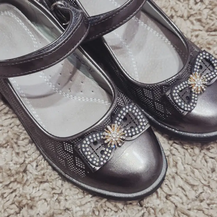 Туфельки серебрянные