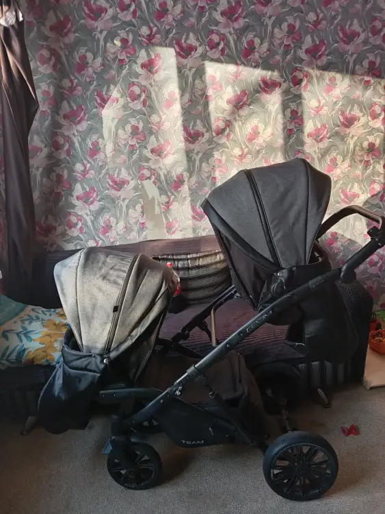 Коляска 2в1 для двойни