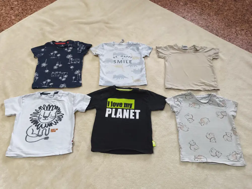 Футболки и боди 86см