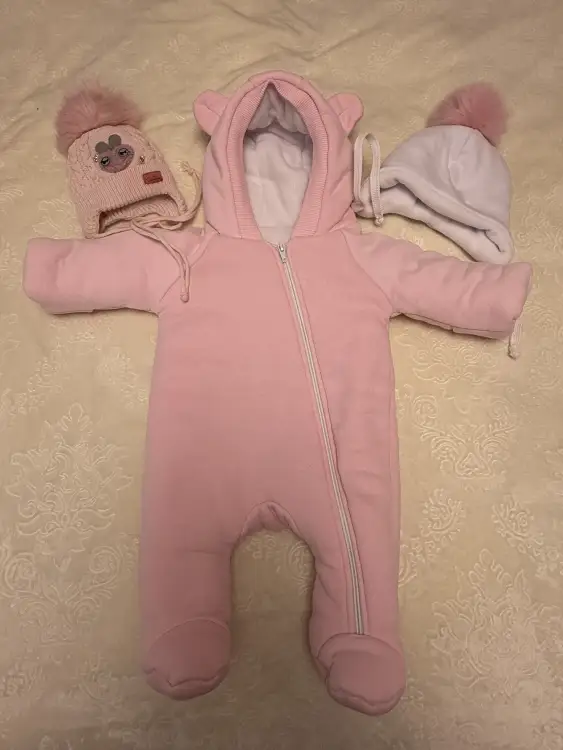 Теплый комбинезон на выписку