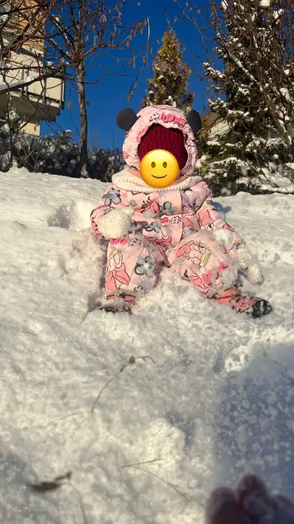 Теплый зимний комбинезон в стиле Disney