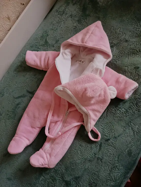 Зимний комбинезон для девочки, р-р 62