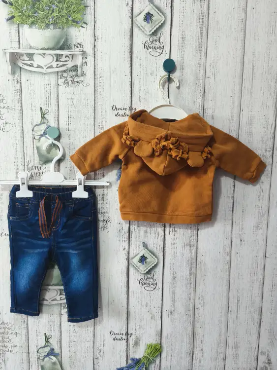 Джинсы и худи 56-62см