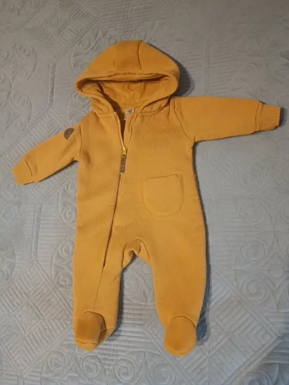 Комбинезон из футера с начесом 62р