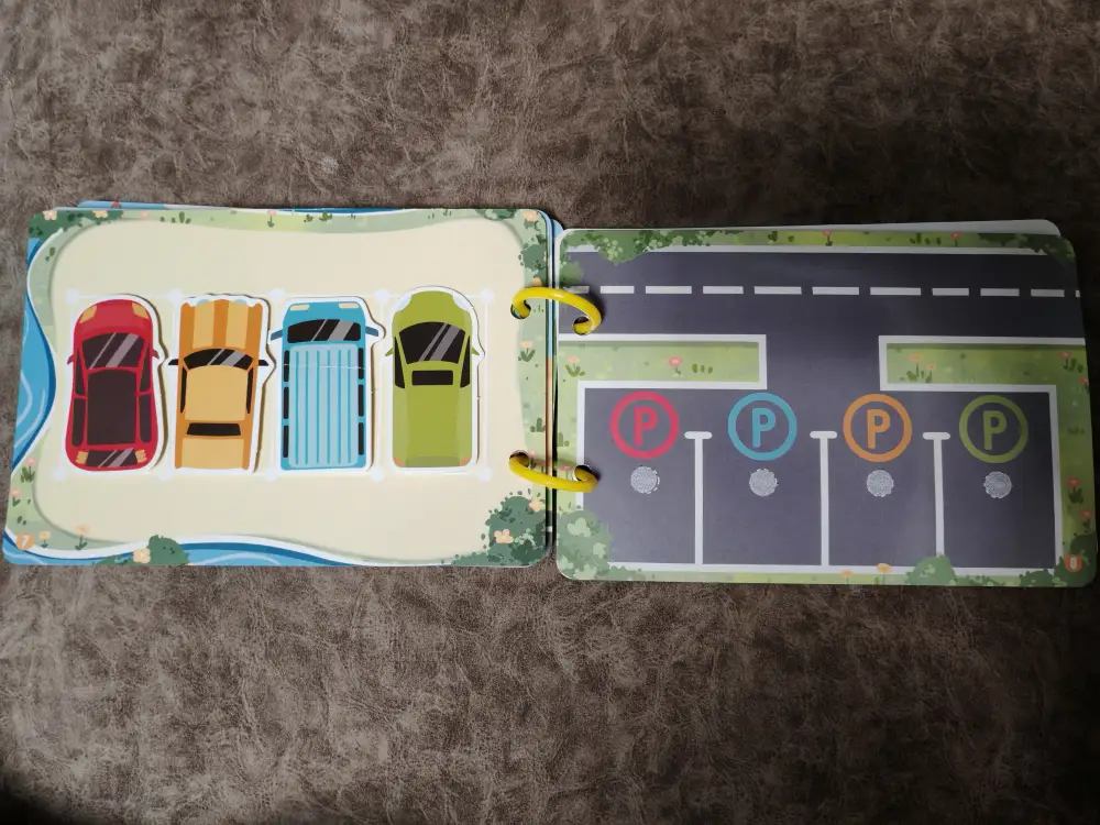 Альбом на липучках с играми, лэпбук