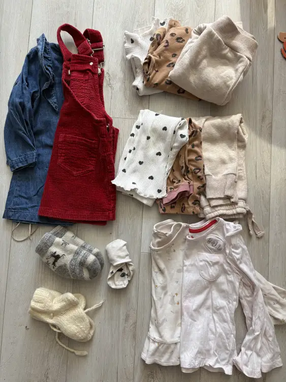 Лот одежды на весну для девочки (86-92)