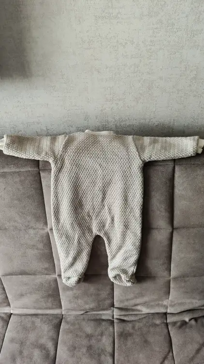 Комбинезон детский вязаный 74 см, 6-9 мес