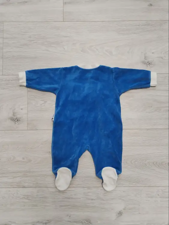 Комбинезон велюровый на кнопках, 62 размер.