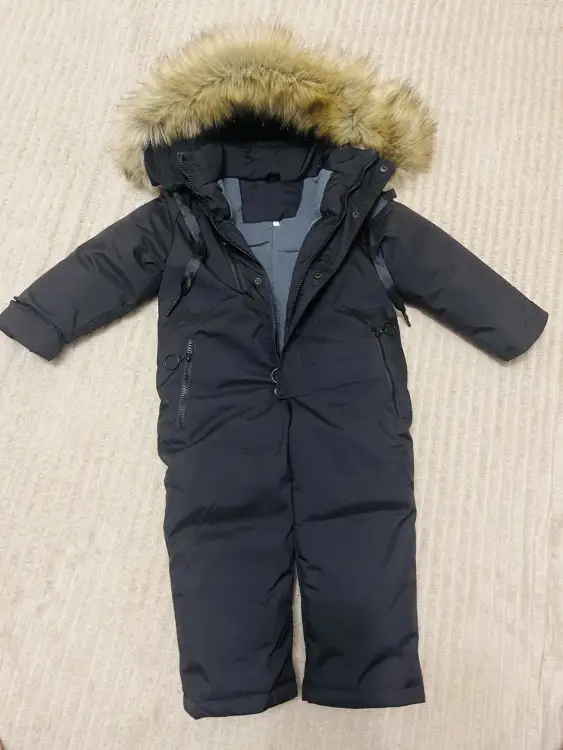 Теплый зимний комбинезон