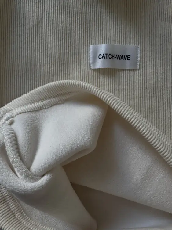 Толстовка в рубчик на флисе