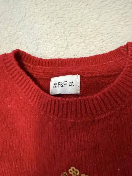 Новогодний свитер 2-3 года