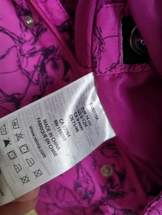 Комбинезон зимний для девочки reima