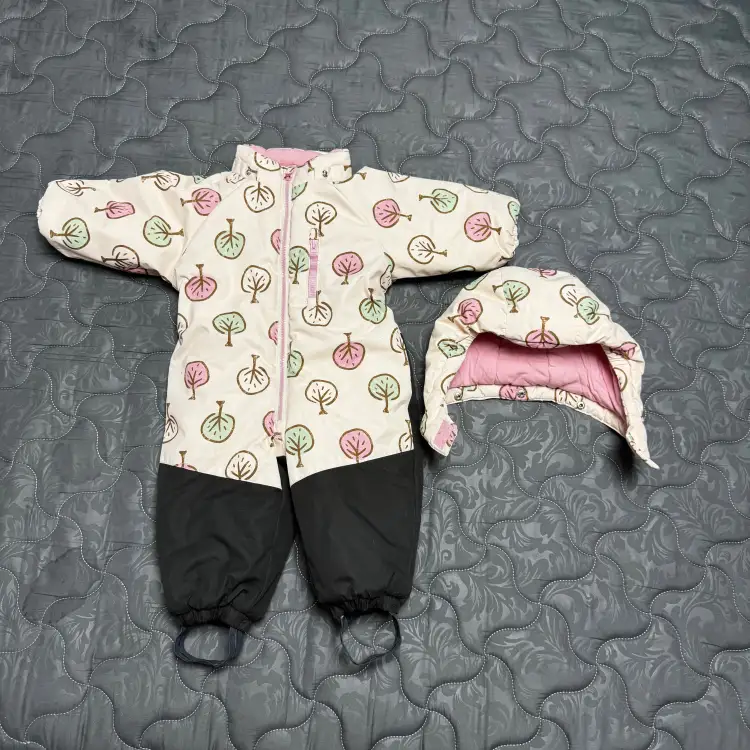 Зимний комбинезон для девочки 1-1,5 года