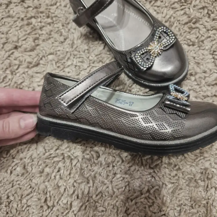 Туфельки серебрянные