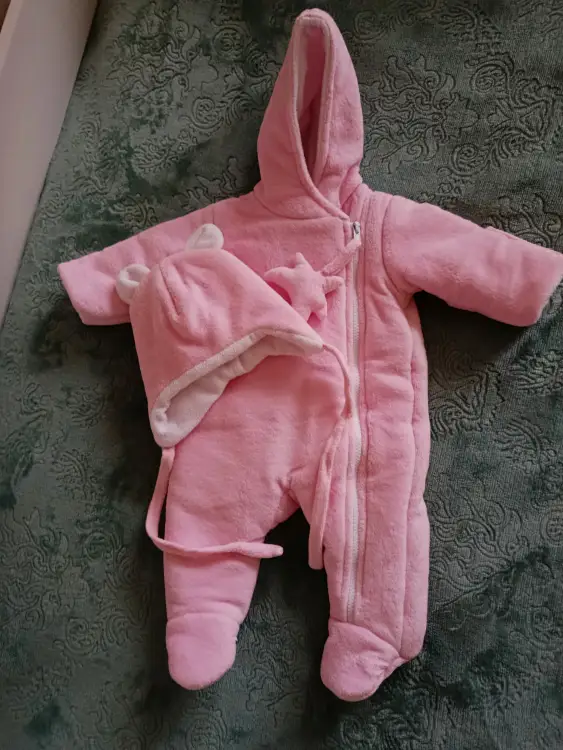 Зимний комбинезон для девочки, р-р 62