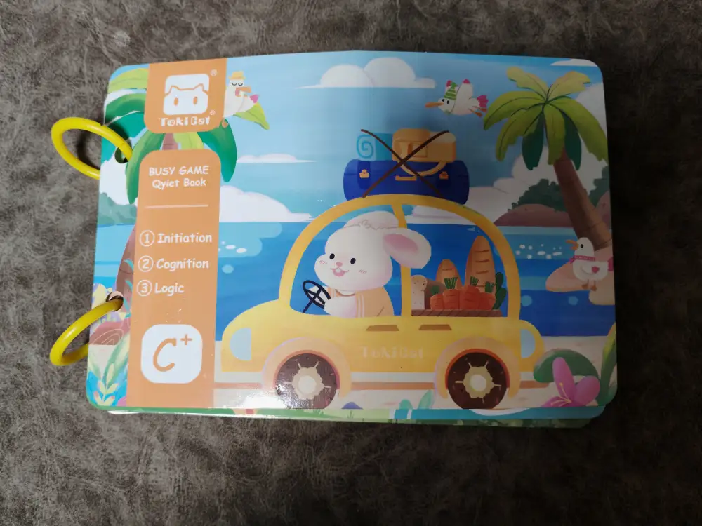 Альбом на липучках с играми, лэпбук