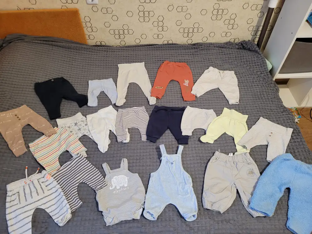Большой лот одежды от 0-9 месяцев
