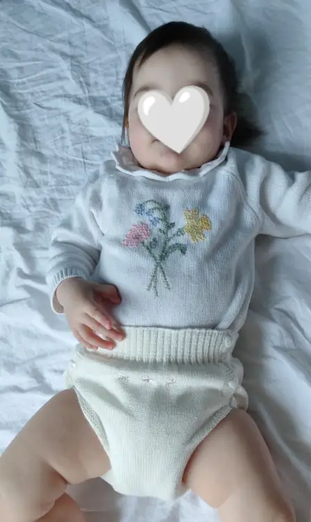 Трикотажный комплект на девочку 74-80