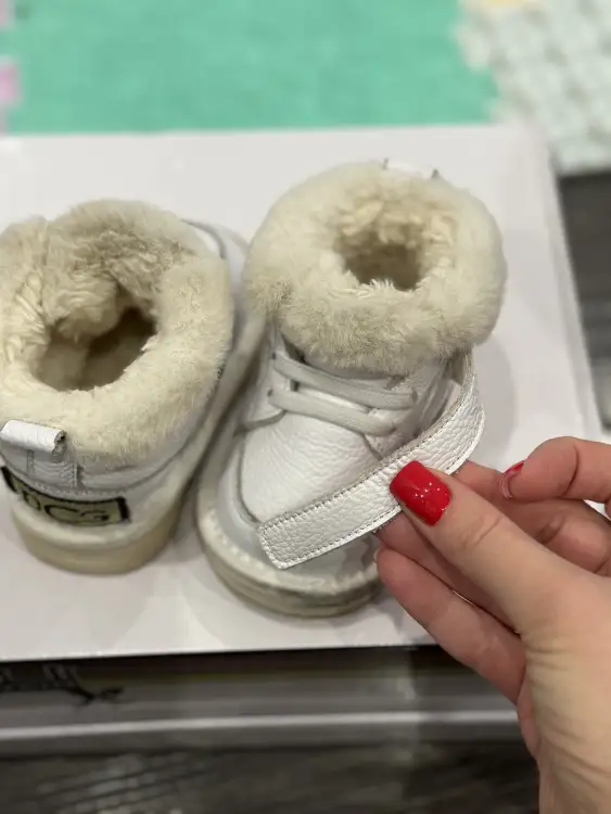 Нат.кожа, теплые ботинки 11,5см стелька