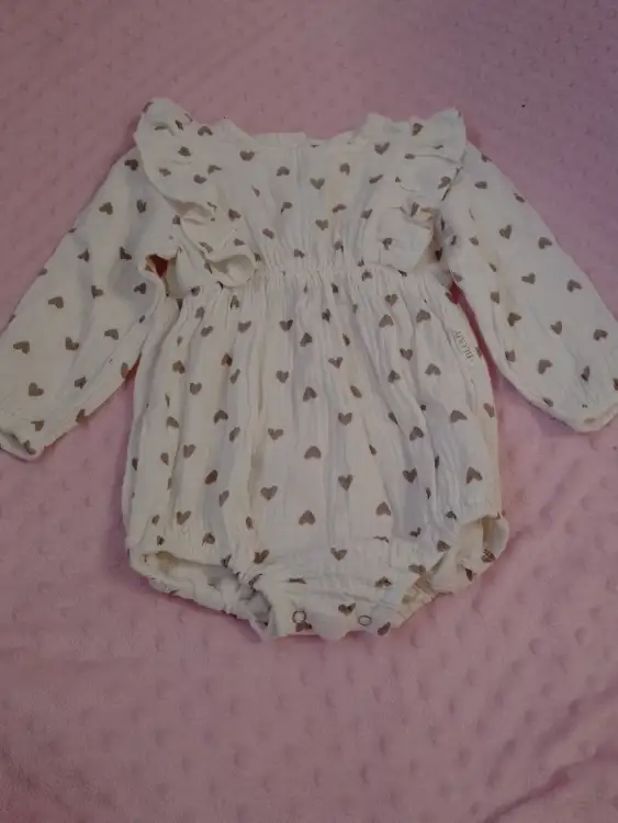 Муслиновое боди для малышки