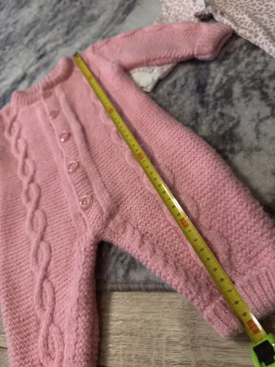 Комбинезон вязанный 56-68 рост