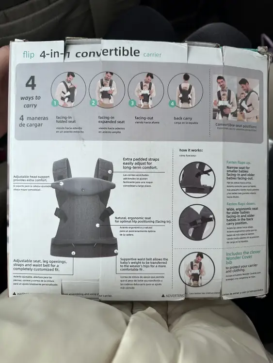 Эргорюкзак для новорожденных переноска слинг