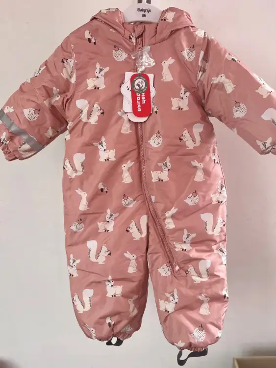 Комбинезон на девочку зимний