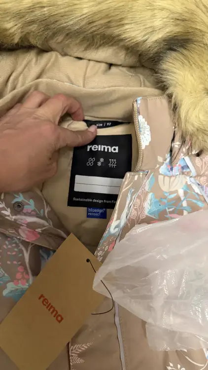 Новый зимний комбинезон reima 92 рост