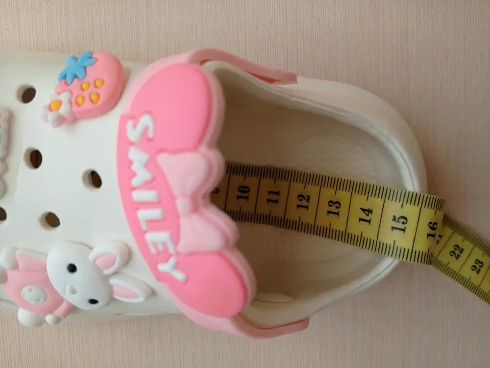 Кроксы 13.5 см для девочки шлепки детские сабо