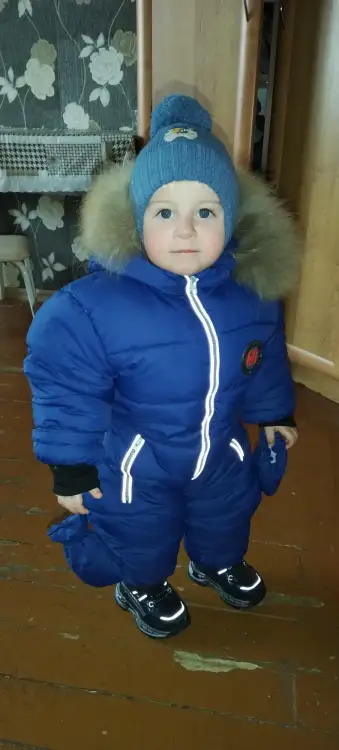 Зимний комбинезон Dadita для мальчика. Размер 86