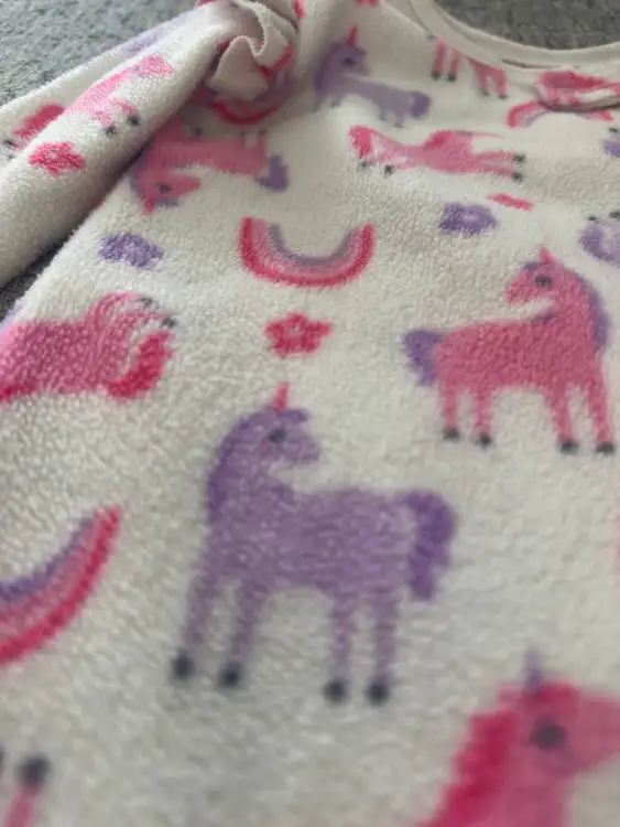 Флисовый комбинезон / слип 6-9 месяцев