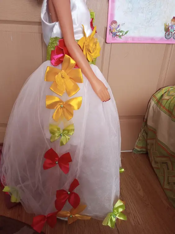 Платье бальное на худую девочку