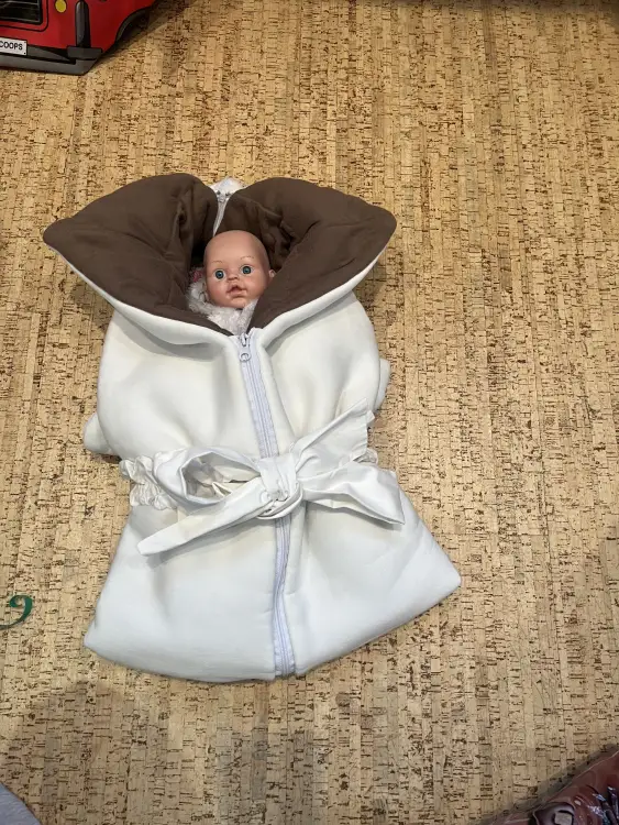 Одеяло-коеверт трансформер +бант (весна/осень)