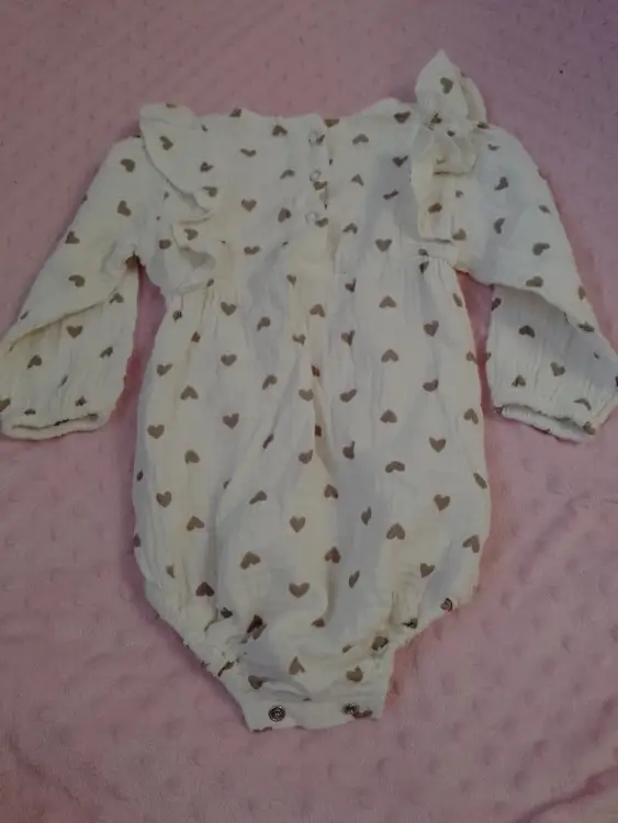 Муслиновое боди для малышки