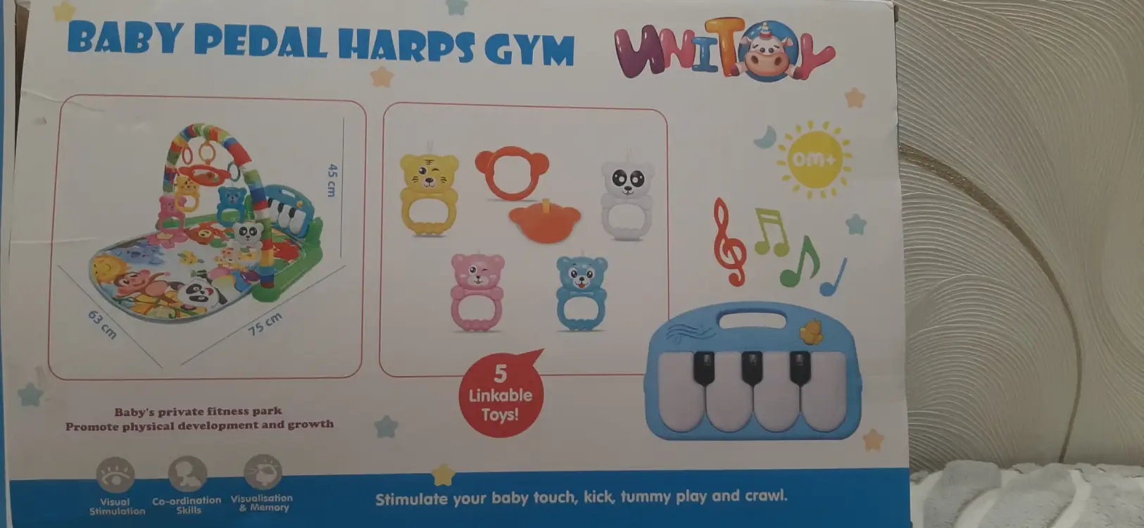 Развивающий музыкальный коврик