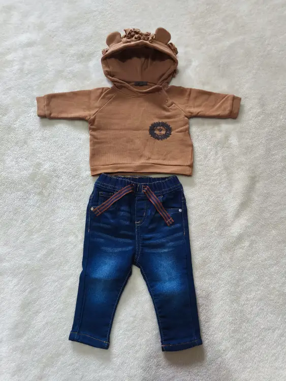 Джинсы и байка 56-62см