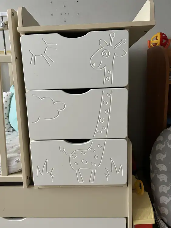 Кроватка-трансформер жирафик