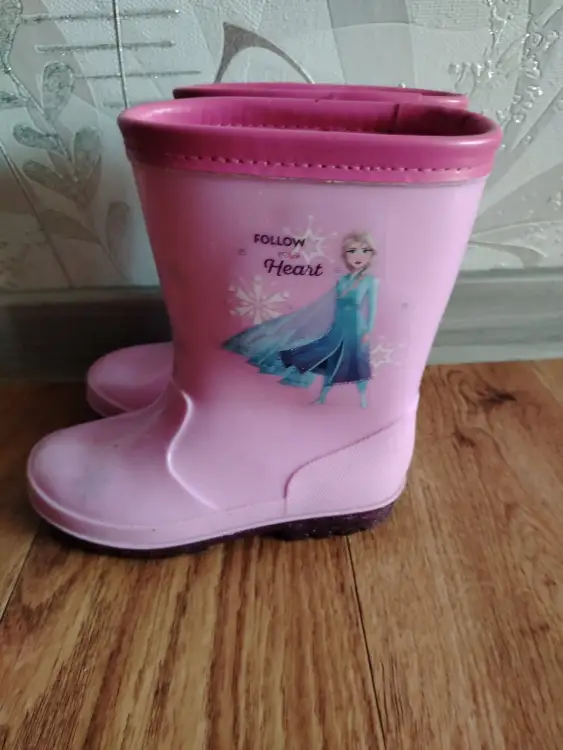 Сапожки резиновые для девочки