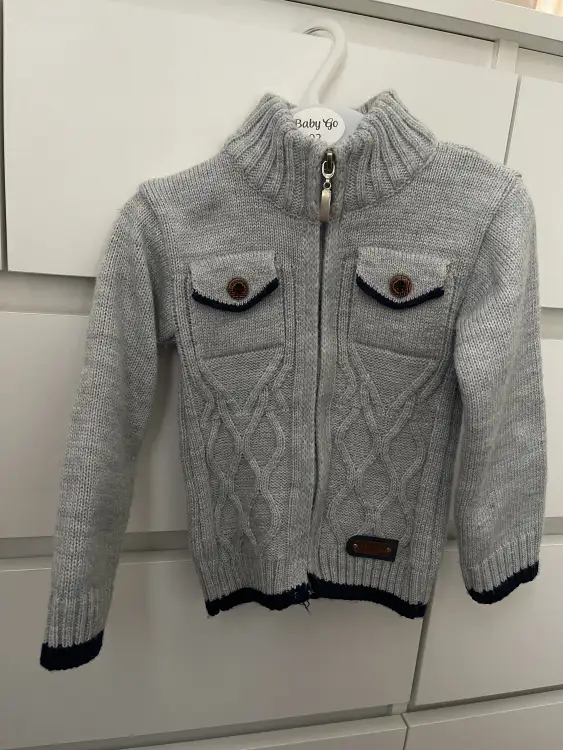 Тёплая кофта на 1-2 года